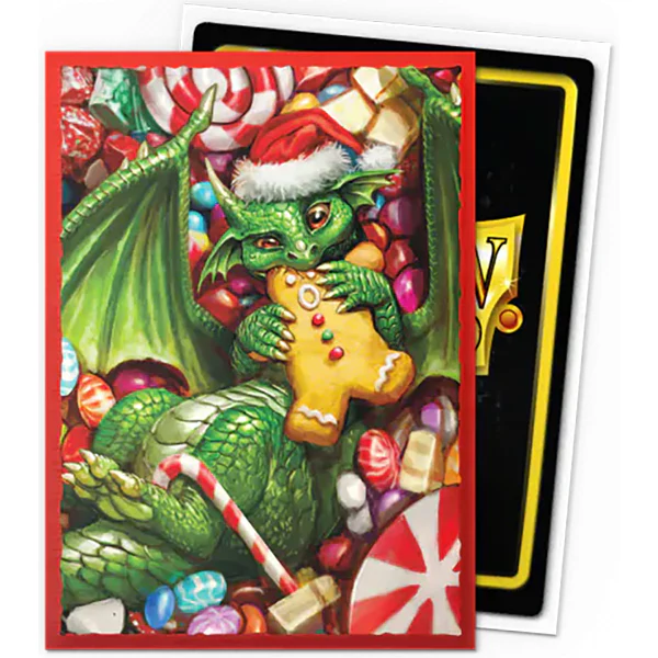 Dragon Shield Sleeves: Standard- Brushed 'Christmas 2024' Art, Limited Edition (100 ct.) - Image 3